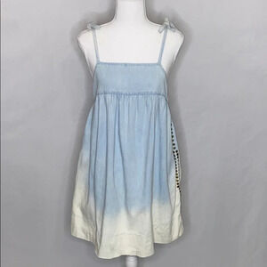 BCBGeneration Denim Babydoll Mini Dress/Tunic- 2